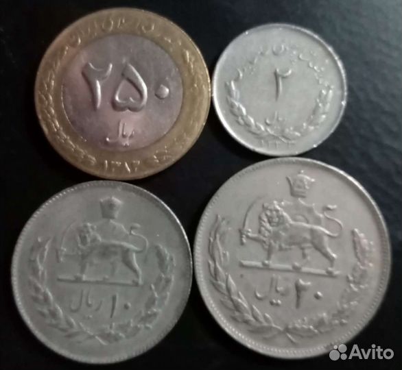 4 монеты Ирана