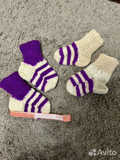 Носки вязаные ручной работы детские