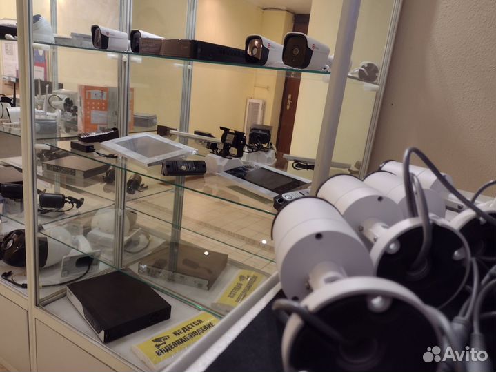 Комплект видеонаблюдения 4 уличные камеры Hikvisio