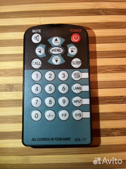 Пульт ду super (Subini S-6864T) KR-17 авто