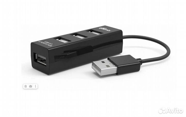 Разветвитель адаптер переходник USB HUB Хаб Ritmix
