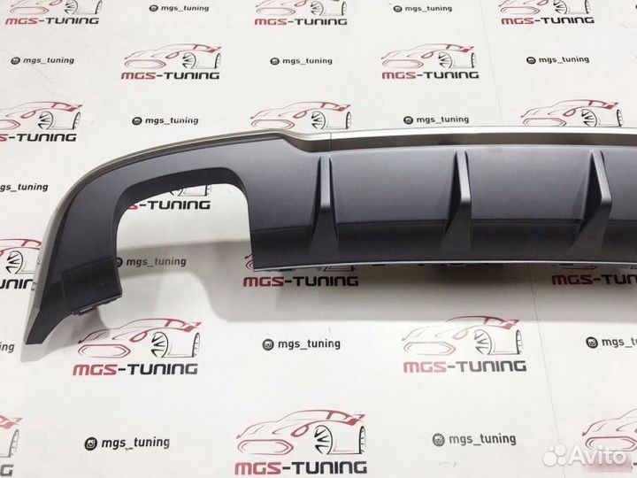 Диффузор на Audi A3 16 - н.в. в стиле S3 для SB