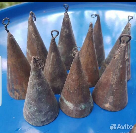 Латунные колокольчики СССР для рыбалки
