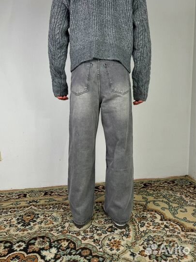 Джинсы jaded london серые широкие