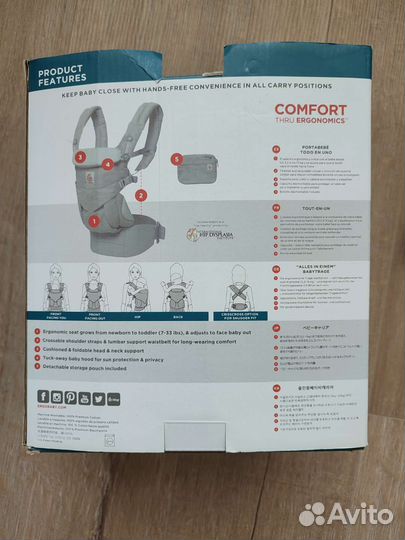 Рюкзак-Кенгуру Ergobaby omni 360