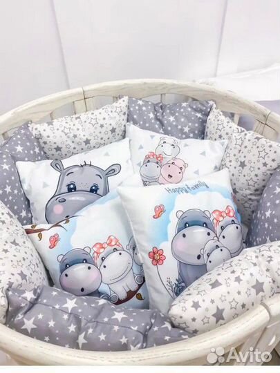 Бортики в кроватку