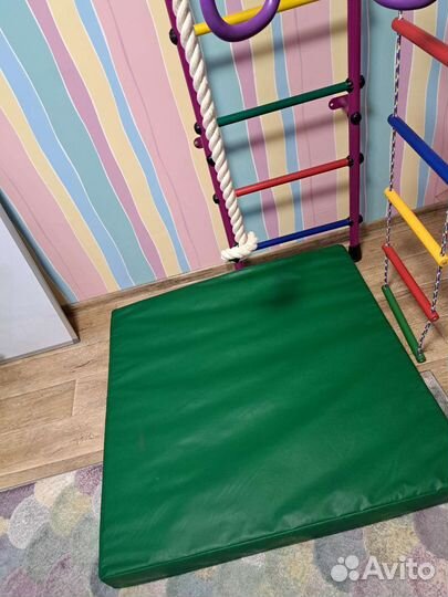 Шведская стенка+мат в идеале