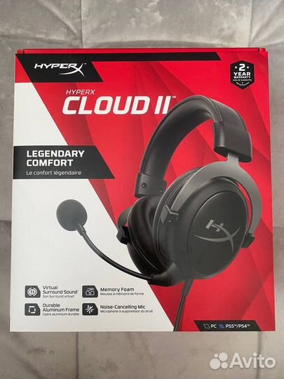 Игровая гарнитура HyperX Cloud II GunMetal