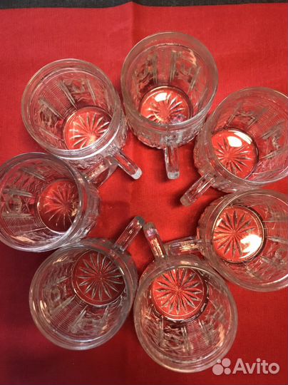 Кружки хрустальные