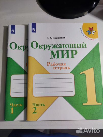 Окружающий мир 1 класс рабочая тетрадь, 2 части