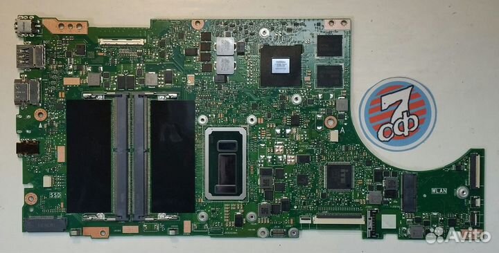 Материнская плата ноутбука Asus X510UFD i3-7020U