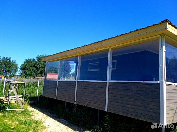 Мягкое стекло для беседок