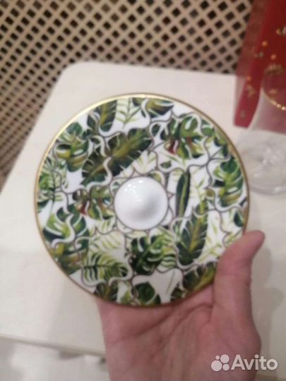 Армуд. Турецкий стакан с блюдцем для чая/кофе