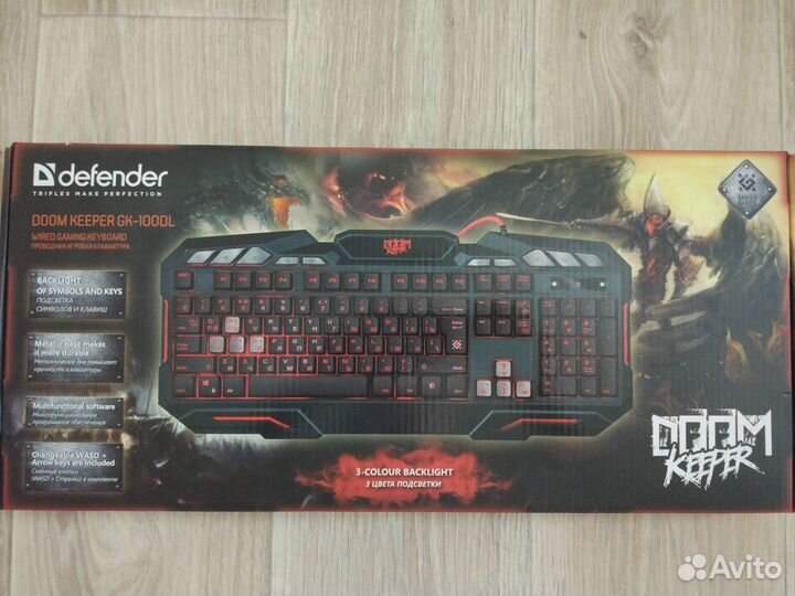 Игровая клавиатура Defender Doom Keeper