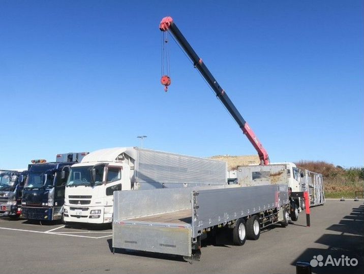Бортовой грузовик Nissan Diesel с КМУ UNIC, 2016