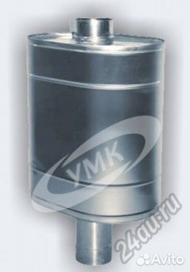 Бак на трубе 60 литров штуцер 3/4