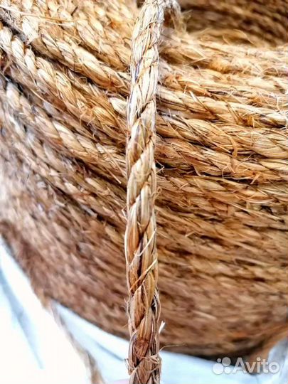 Канат манильский 6мм, 8мм, метражом