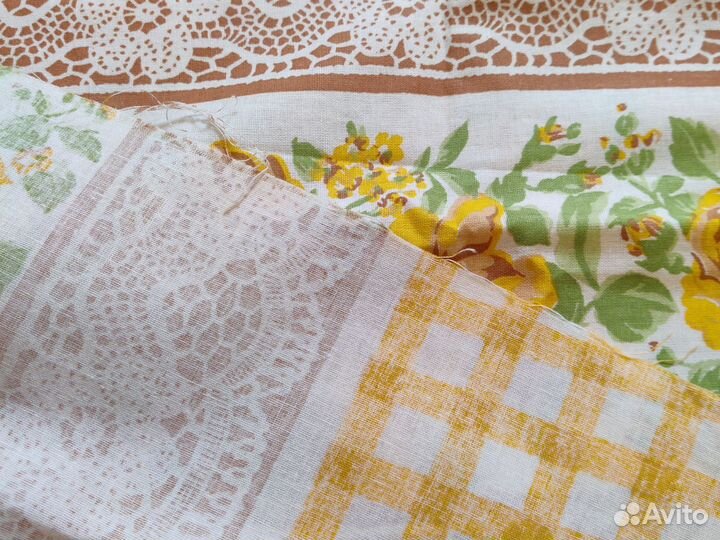 Хлопковая ткань отрез СССР