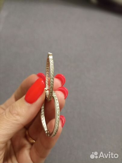 Серебряные серьги
