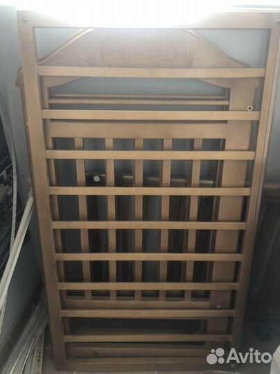 Кроватка качалка с матрасом