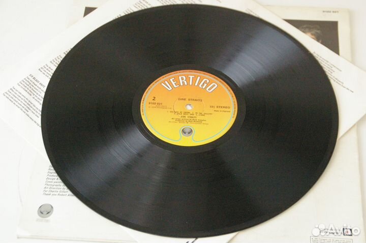 Пластинка Dire Straits 1978 UK