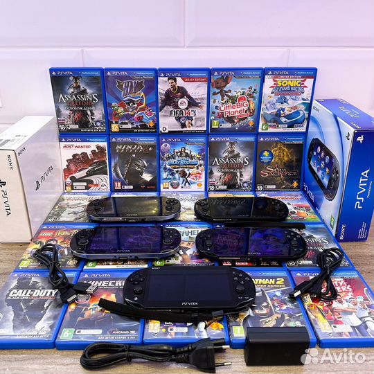 Sony PS Vita Fat/Slim 64gb Прошитая (3.65) Игры