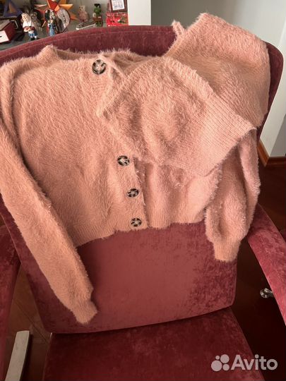 Комплект топ и кардиган