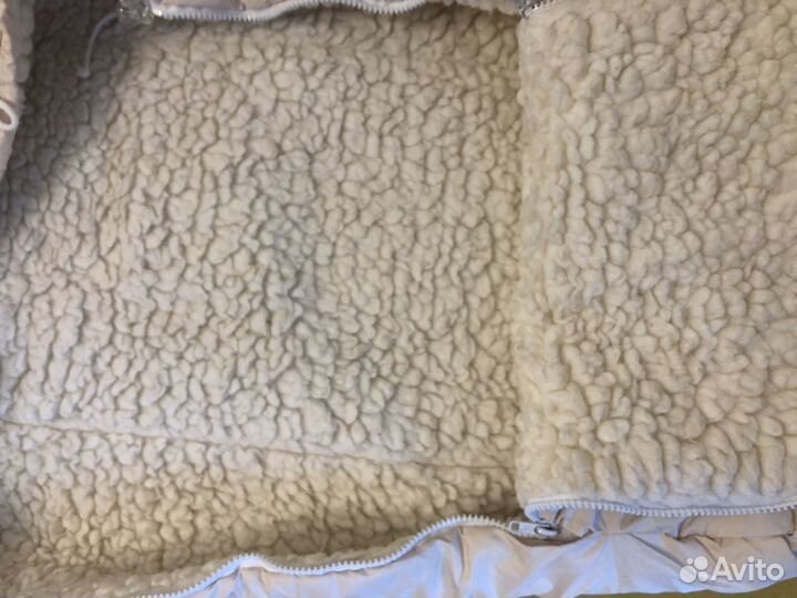 Зимний конверт в коляску на овчине