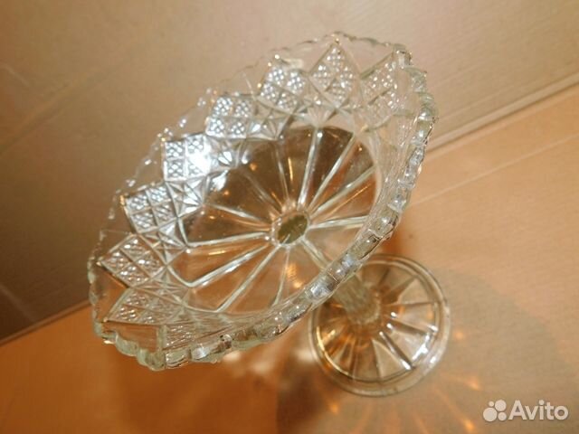 Антикварная, красивая вазочка-креманка СССР Н.Э.П