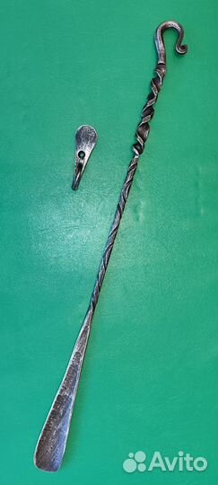 Кованая ложка для обуви, рожок обувной