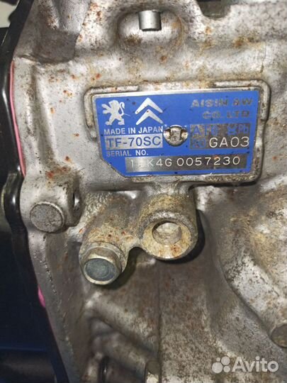 АКПП AT6 20GA03 Peugeot 308 408 3008 EP6CDT