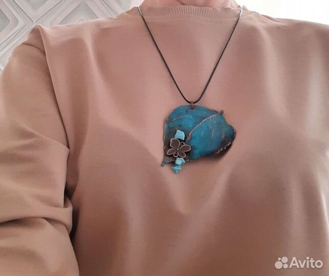 Кулон медный