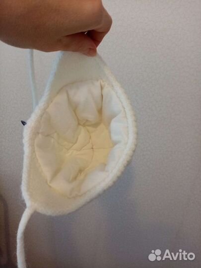 Зимняя шапка для новорожденного