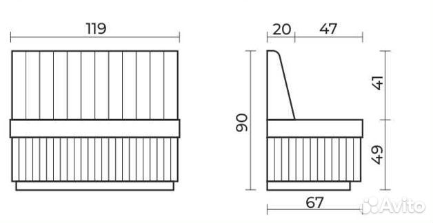 Диван Бергамо нс