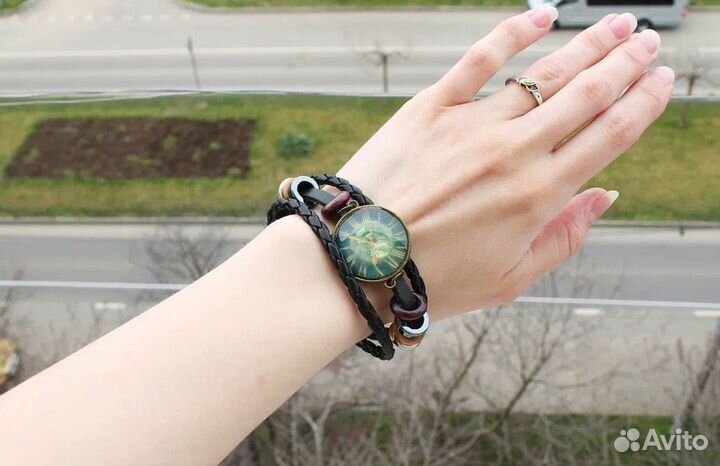 Браслет кожаный мужской/унисекс