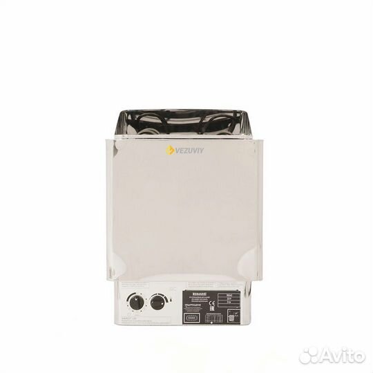 Электрокаменка vezuviy навесная (нерж) - 4,5