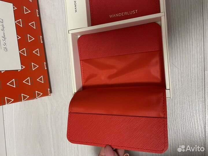 Подарочный набор Обложка на паспорт и визитница