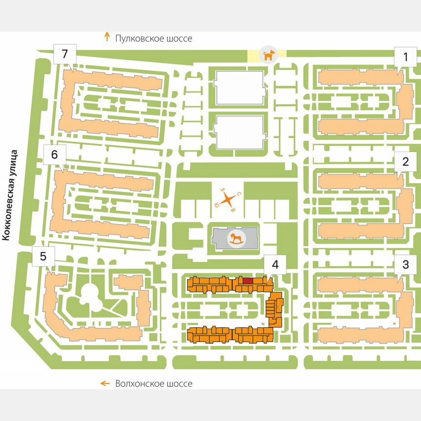 2-к. квартира, 56,1 м², 5/5 эт.
