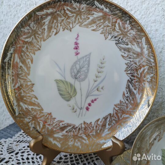 Чайное трио Winterling Roslau Bavaria Германия