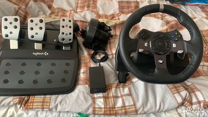 Игровой руль logitech g920 с шифтером