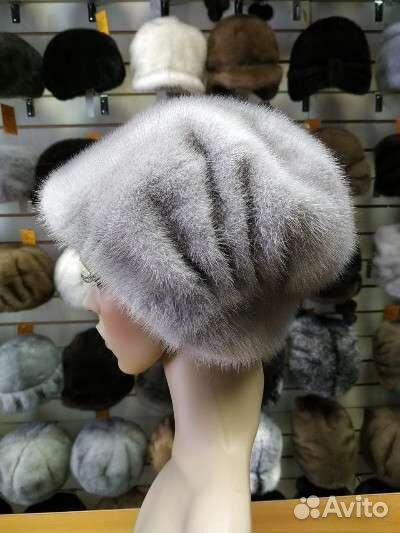 Шапка норковая новая женская