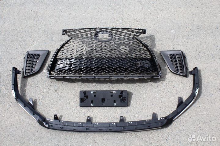 Lexus RX 2019+ Обвес F-Sport решетка и губа E1OB2