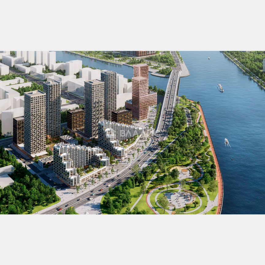 1-к. квартира, 42,8 м², 2/25 эт.