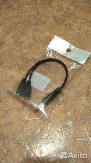 Разветвитель для наушников Jack 3.5 для 2 человек