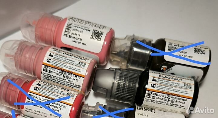 Пигменты для перманентного макияжа и тату