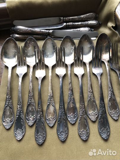 Столовые приборы мельхиор СССР