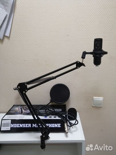 Микрофон с держателем 