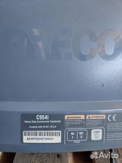 Беговая дорожка Precor C954i, s/n aewyc05070022