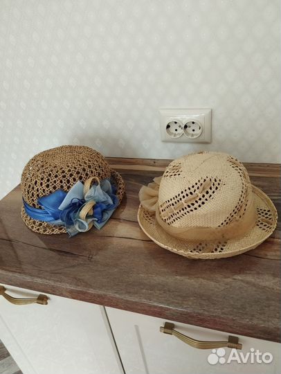 Шляпа женская соломенная