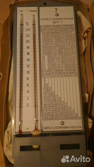 Гигрометр психрометрический